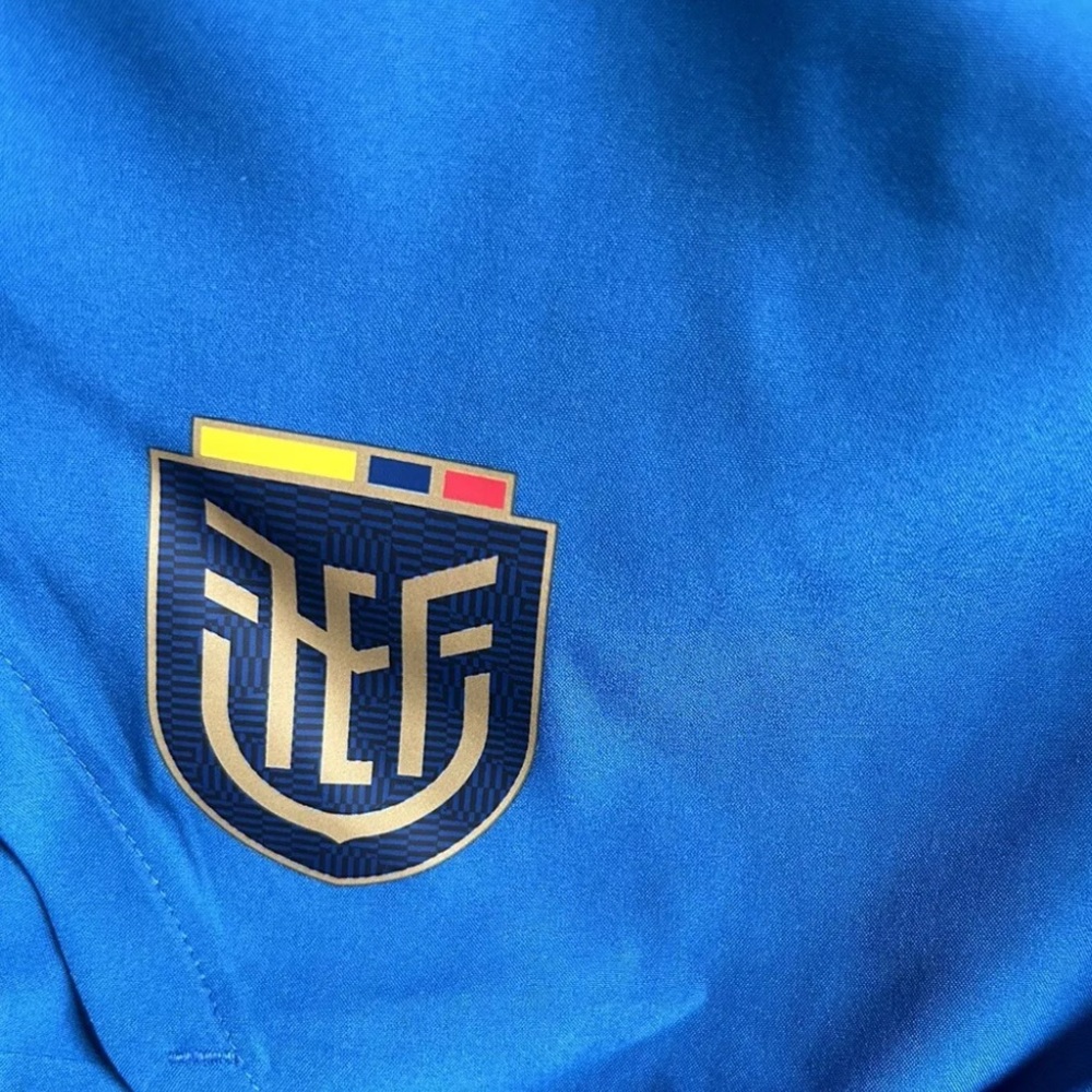 Marathon Authentic Ecuador National Soccer Team Blue Shorts Men’s Sz: L - Picture 3 of 5